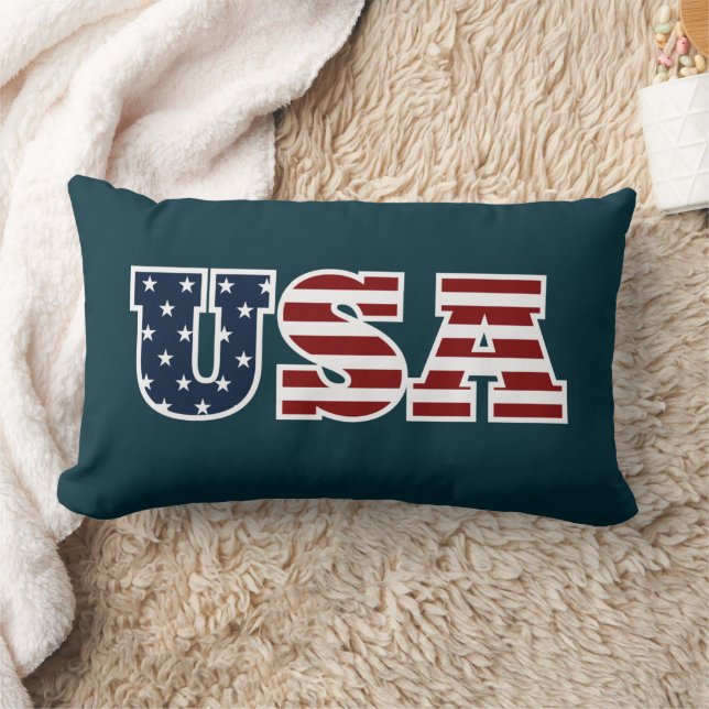 USA Lumbar Pillow (Blanket)