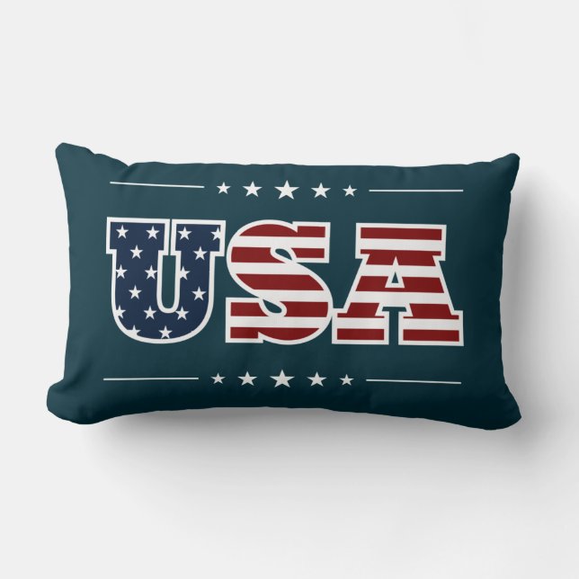 USA Lumbar Pillow (Front)