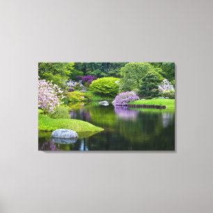 USA, Maine, Northeast Harbour. View of Asticou Canvas Print