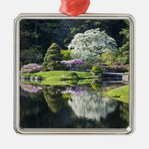 USA, Maine, Northeast Harbour. View of Asticou Metal Tree Decoration