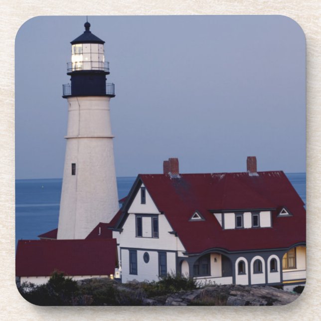 USA, Maine, Portland, Cape Elizabeth, Lighthouse Coaster (Front)