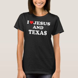 Usa Map Proud Christian I Love Jesus And Texas 1 T-Shirt