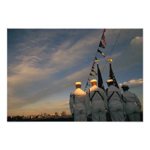 USA, Massachusettes, Boston. US Navy Colour Photo Print