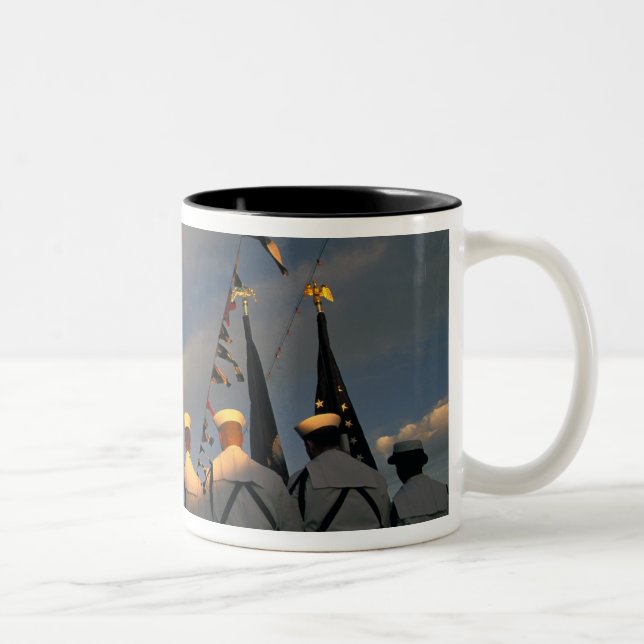 USA, Massachusettes, Boston. US Navy Colour Two-Tone Coffee Mug (Right)