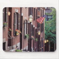 USA, Massachusetts, Boston, Houses Along Acorn