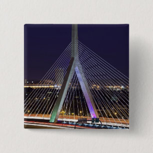 USA, Massachusetts, Boston. Leonard Zakim 15 Cm Square Badge