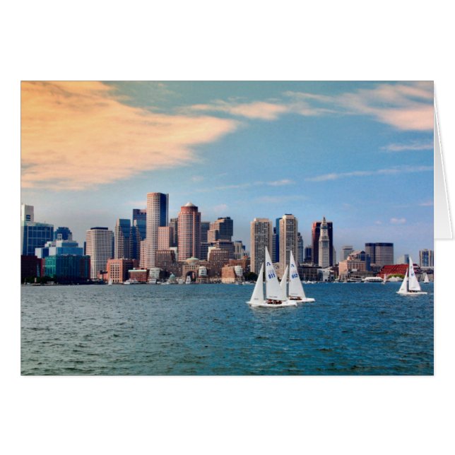 USA, Massachusetts. Boston Waterfront Skyline 3 (Front Horizontal)