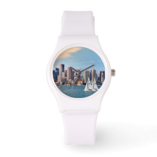 USA, Massachusetts. Boston Waterfront Skyline 3 Watch