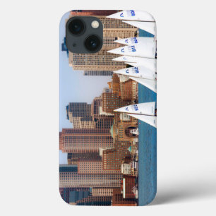 USA, Massachusetts. Boston Waterfront Skyline 4 iPhone 13 Case