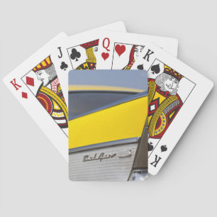 USA, Massachusetts, Gloucester. Detail of 1957 Playing Cards