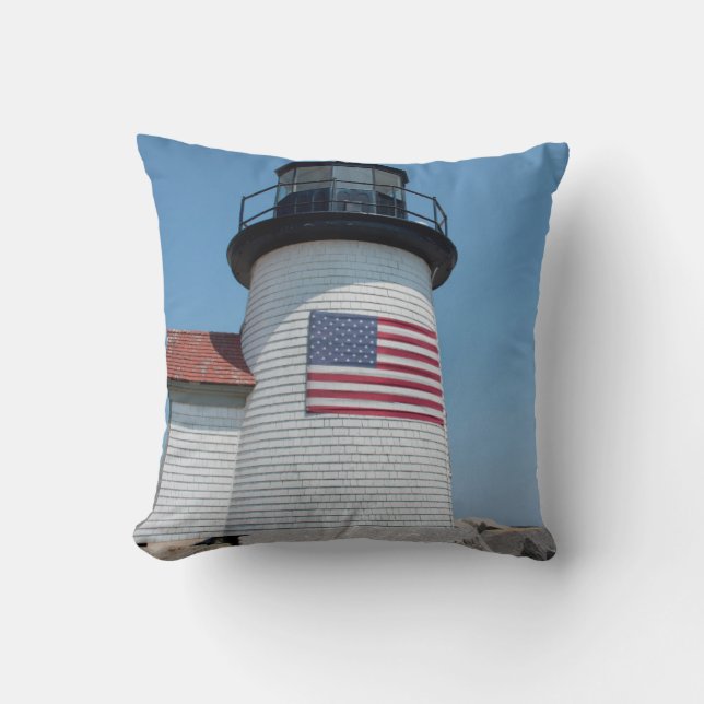 USA, Massachusetts, Nantucket. Brant Point Cushion (Front)