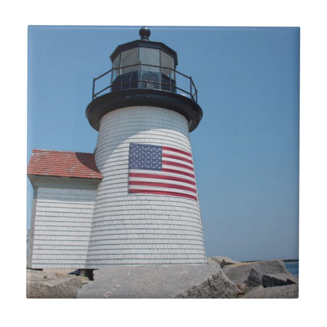 USA, Massachusetts, Nantucket. Brant Point Tile (Front)