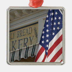 USA; Massachusetts; Stockbridge; Daily Bread Metal Tree Decoration