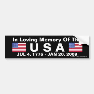 USA Memorial Bumper Sticker