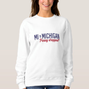USA - MI = Michigan Not Minnesota Confusion Sweatshirt
