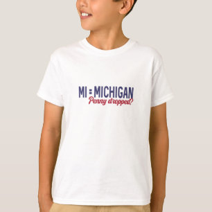 USA - MI = Michigan Not Minnesota Confusion T-Shirt