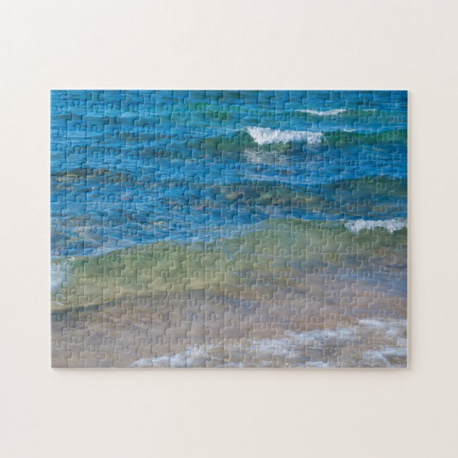 USA, Michigan. Clear Waters Of Lake Superior Jigsaw Puzzle (Horizontal)
