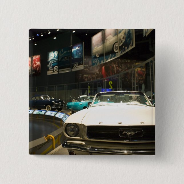 USA, Michigan, Detroit: Ford Rouge Factory Tour, 15 Cm Square Badge (Front)