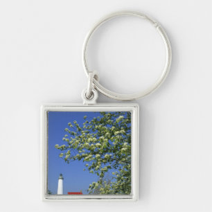 USA, Michigan, East Tawas. Tawas Lighthouse with Key Ring