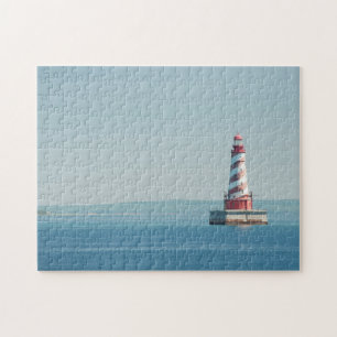 USA, Michigan, Great Lakes, Lake Michigan Jigsaw Puzzle