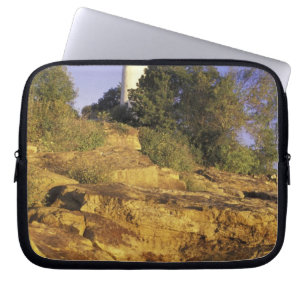 USA, Michigan, Lake Huron. Pointe Aux Barques Laptop Sleeve