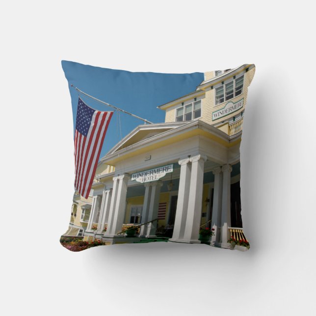 USA, Michigan, Mackinac Island Cushion (Front)