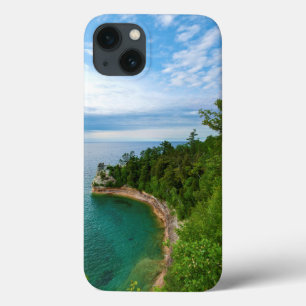 USA, Michigan. Miner's Castle Rock Formation 3 iPhone 13 Case