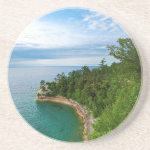 USA, Michigan. Miner's Castle Rock Formation 3 Coaster