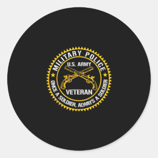 Usa Military Lice Corps Veterans Day Patriotic Dad Classic Round Sticker