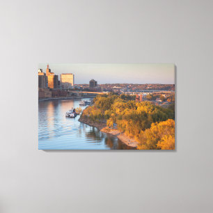 USA, Minnesota, Minneapolis, St. Paul Canvas Print
