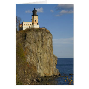 USA, Minnesota.  Split Rock Lighthouse on Lake