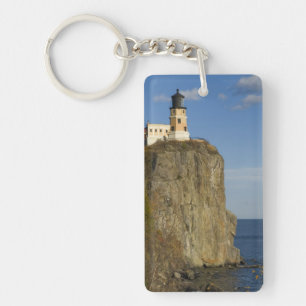 USA, Minnesota. Split Rock Lighthouse on Lake Key Ring