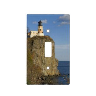 USA, Minnesota.  Split Rock Lighthouse on Lake Light Switch Plate