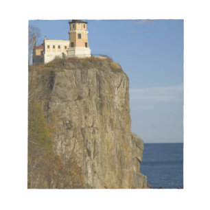 USA, Minnesota.  Split Rock Lighthouse on Lake Notepad