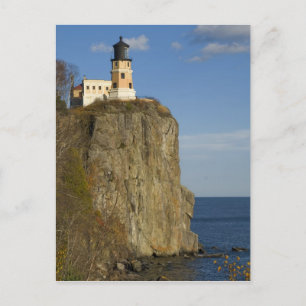 USA, Minnesota.  Split Rock Lighthouse on Lake Postcard