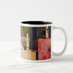 USA, Mississippi, Jackson. Mississippi Two-Tone Coffee Mug