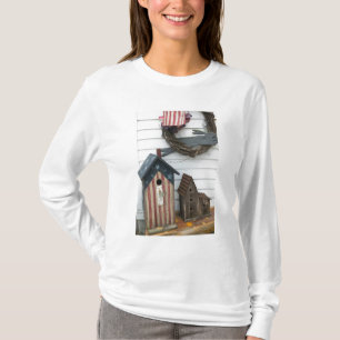 USA, Missouri, Herman: Patriotic Birdhouses, T-Shirt