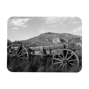 USA, Montana, Bannack State Park Old wagon made Magnet