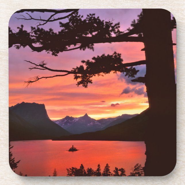 USA, Montana, Glacier National Park. Landscape Coaster (Front)