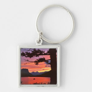USA, Montana, Glacier National Park. Landscape Key Ring