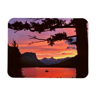USA, Montana, Glacier National Park. Landscape Magnet