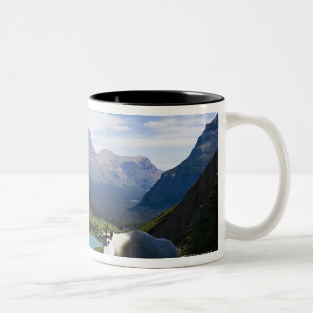 USA, Montana, Glacier National Park, Mountain Two-Tone Coffee Mug (Right)