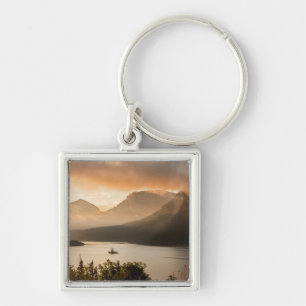 USA, Montana, Glacier National Park. Sunrise Key Ring