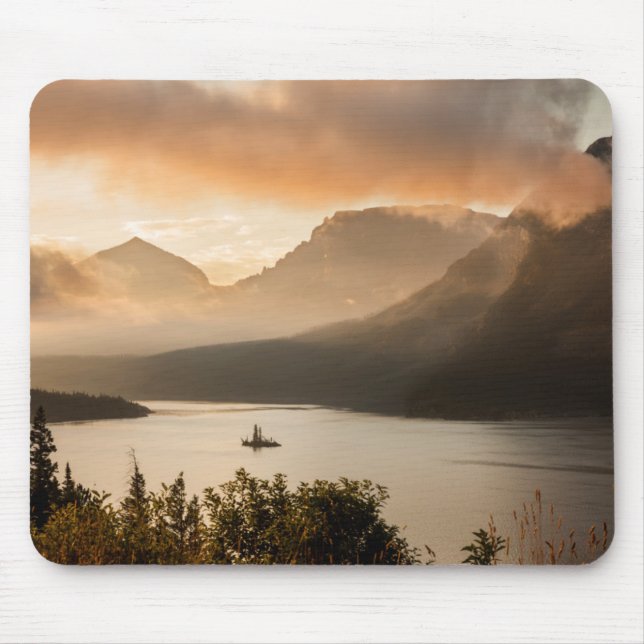 USA, Montana, Glacier National Park. Sunrise Mouse Pad (Front)