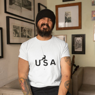 USA mountain climbing T-Shirt