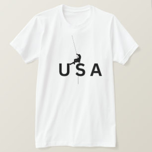 USA mountain climbing T-Shirt