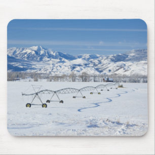 USA, MT, Farm near Livingston Mouse Pad