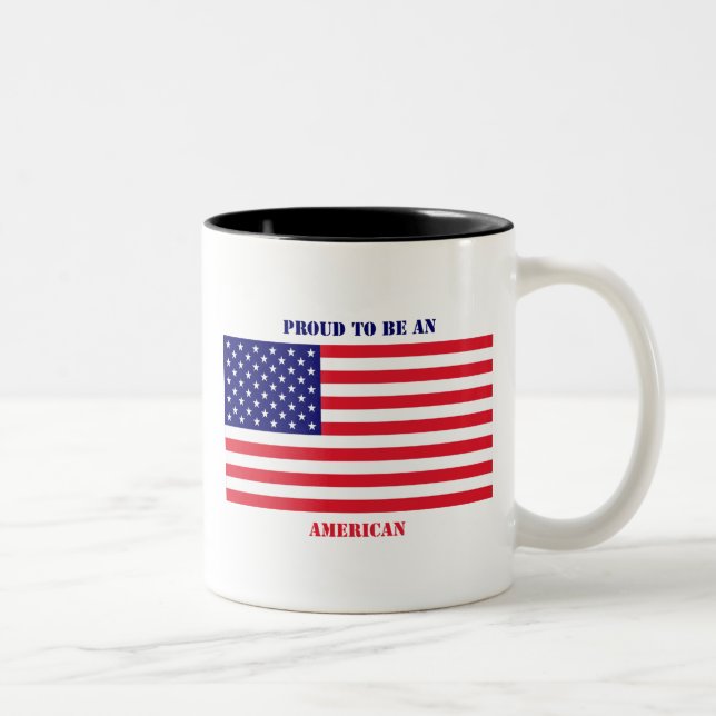 USA_Mug Two-Tone Coffee Mug (Right)