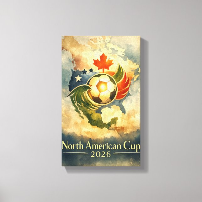 USA MX CA Fine Art Wall Art World Cup  (Front)