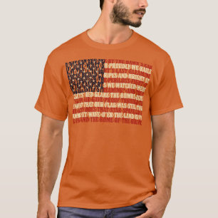 USA national anthem flag The StarSpangled Banner T-Shirt